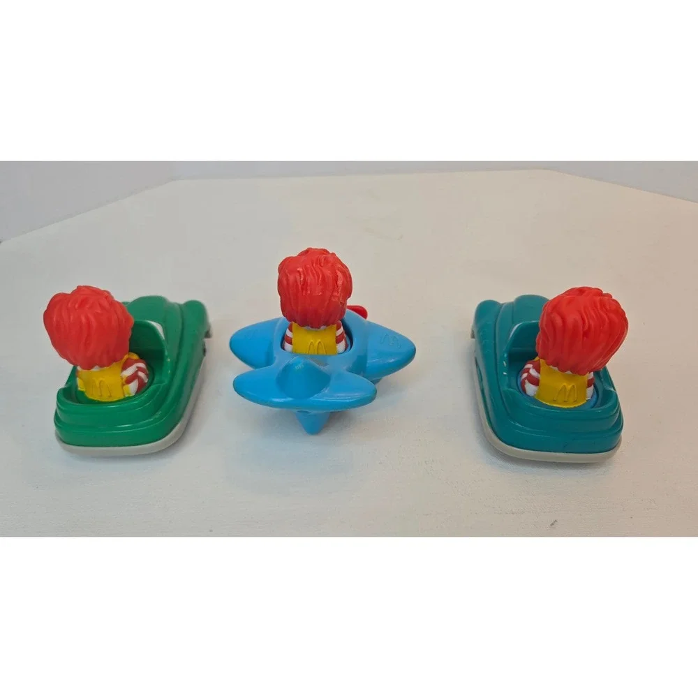 Vintage 2006 2007 2008 McDonald's Happy Meal Toys Baby Ronald Car Plane‎
